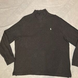 Polo Estate Rib Quarter Zip Pullover Men’s size XL‎ Ralph Lauren